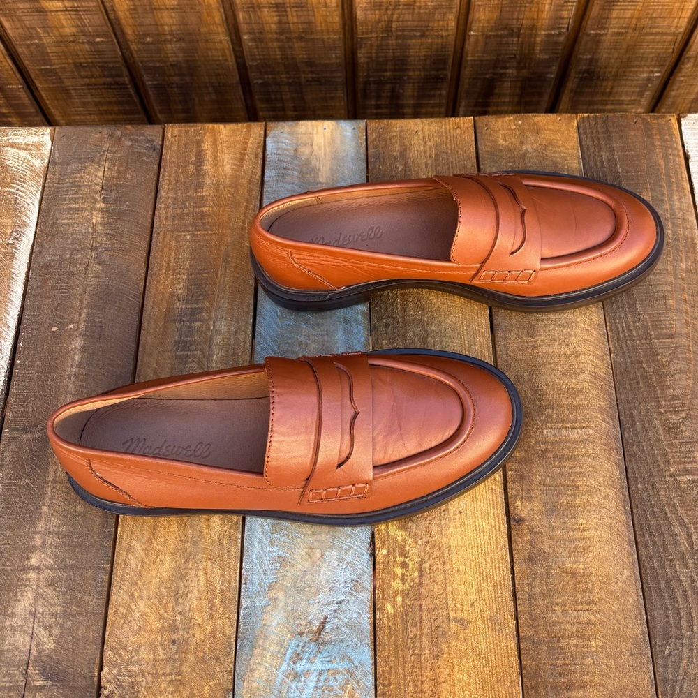 Madewell Tan Leather Loafers - Picture 12 of 15
